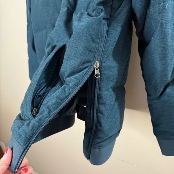 THE NORTH FACE Eros 550 Pullover Puffer Men's Jacket Size XL Goose Down Blue - Picture 5 of 13